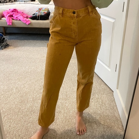 High Rise Yellow Denim - Picture 7 of 9